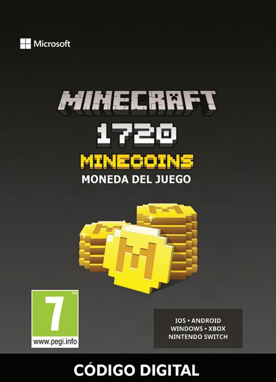 Tarjeta Minecraft Minecoins para distribuidores